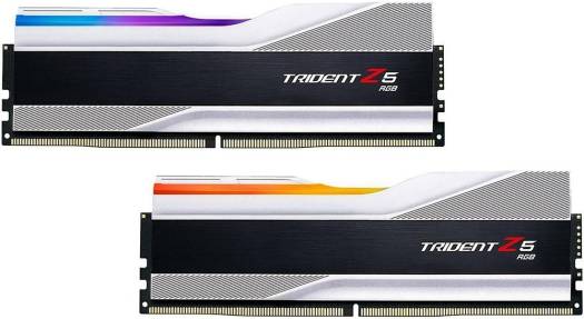 G.Skill Trident Z5 RGB 32GB (16GB x 2) DDR5 Dual Channel Desktop Memory, 6600 MHz Memory Speed, CL34 CAS Latency, Intel XMP 3.0, 1.40V, 288-Pin, Silver| F5-6600J3440G16GX2-TZ5RS