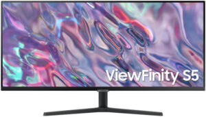Samsung ViewFinity S5 S50GC Monitor, 34" Ultra WQHD VA Display, 100Hz Refresh Rate, 5ms GtG Response Time, 21:9 Aspect Ratio, AMD FreeSync Technology, DP/2* HDMI, Black | LS34C500GAMXUE