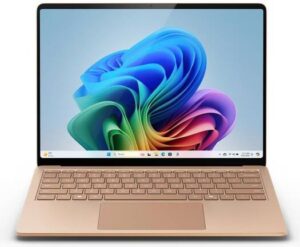 Microsoft Surface 7th Edition Laptop, 13.8" PixelSense Flow 120Hz Display, Qualcomm Snapdragon X Elite CPU, 16GB RAM, 512GB SSD, Qualcomm Adreno GPU, English/Arabic KB, Windows 11, Dune | ZGP-00079