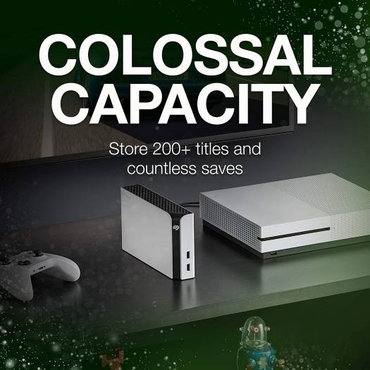 Seagate Game Drive Hub for Xbox 8TB External Hard Drive Desktop HDD with Dual USB Ports – White, Designed for Xbox One | STGG8000400 - Image 3