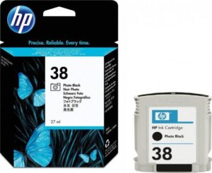 HP 38 Photo Black Pigment Original Ink Cartridge | C9413A