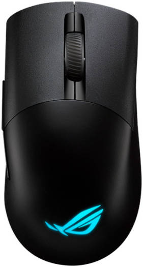 ASUS ROG Keris AimPoint Wireless Gaming Mouse, 2.4GHz & BT, 36000 dpi, AimPoint Optical Sensor, 5 Prog Buttons with Shortcuts, 650 IPS Max Speed, Up to 119H Battery, Black | 90MP02V0-BMUA00