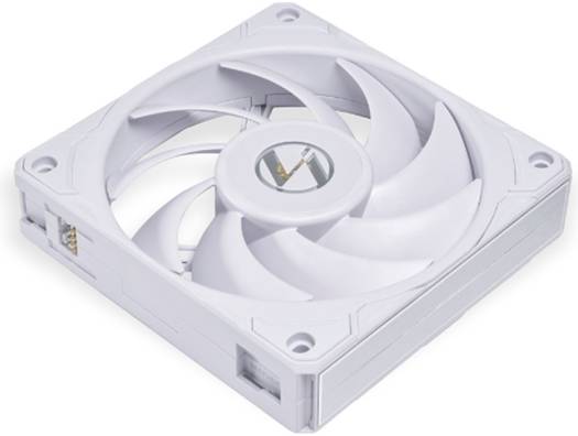 Lian-Li UNI Fan P28 Case Fan, LCP+PBT+PC+Aluminum Materials, 120mm Fan Size, 2600 RPM Fan Speed, 92 CFM Airflow, Fluid Dynamic Bearing, Pack of 3, White | G99.12P283W.00 - Image 2