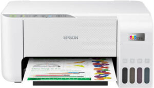 Epson EcoTank L3256 A4 Wi-Fi AIO Ink Tank Printer, Borderless Printing Up to 4R, Spill Free Error Free Refilling, 5760x1440 dpi Res, 33.0ppm/15.0ppm Print Speed, White | C11CJ67421