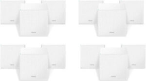 Tenda Nova AC2100 MW12 Whole Home Mesh Wi-Fi System Wireless Router, (3-Pack x 4), Tri-band, 3 Gigabit Ports, Easy Set Up, Work with Alexa, 300 Mbps, Wave 2 MU-MIMO | Nova MW12-3 (3-Pack x 4)