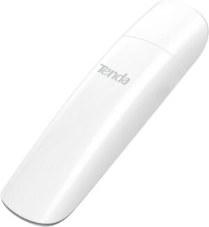 Tenda AX1800 Wi-Fi 6 Dongle, USB 3.0 Wi-Fi Adapter, Dual Band MU-MIMO 1800Mbps For PC, Desktop, Laptop, Supports Windows 11 & 10 Only, White | U18