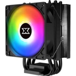 Xigmatek WindPower 964 RGB Tower CPU Cooler, 92mm Fan Diameter, 135 mm Cooler Height, 800/1800 rpm Rotation Speed, Reinforced Plastic Backplate, Black | EN46478