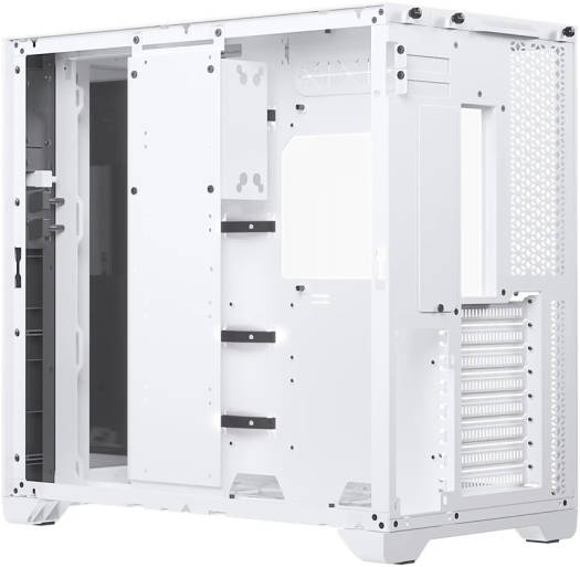 MagniumGear NEO Qube 2 Infinity Mirror Mid Tower Case, Steel Chassis + Tempered Glass Window Materials, Up to 360mm Radiator Support, Maximum 9 Fans Support, White | MG-NE620QI_DWT02 - Image 7