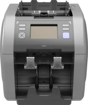 Hitachi IH-110F Cash Counting & Sorting Machine, Basic type + Fitness sorter, With Counterfeit Detection Technologies, 4.3” Full color touch screen, Reliable fitness sorting | IH-110F