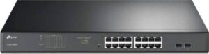 TP-Link Switch 18-Port Gigabit Easy Smart Switch with 16-Port PoE+  | TL-SG1218MPE