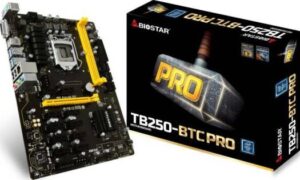BIOSTAR TB250-BTC PRO LGA 1151 Intel B250 SATA 6Gb/s USB 3.0 ATX Intel Motherboard | TB250-BTC PRO