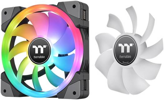 Thermaltake Swafan EX14 RGB PC Cooling Fan TT Premium Edition, 140mm Fans, 500~2000 RPM, 81.6 CFM Standard Airflow, Hydraulic Bearing, USB 2.0 connectors (9 Pin), Pack of 3, Black | CL-F144-PL14SW-A - Image 3
