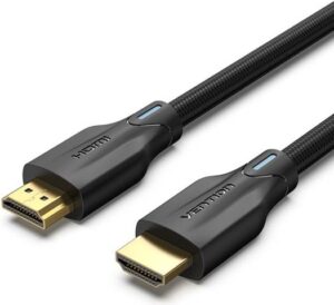 Vention HDMI2.1 Extension Cable, 0.5 Meter, Ultra High Speed 48Gbps 8K 60Hz 7680P Dolby Vision, Compatible with PS5,PS4,PS3, Black | AHBBD