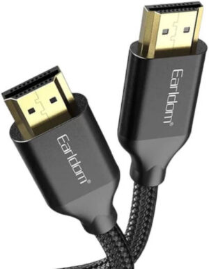 Earldom 4K High-Speed HDMI Video Connector Cable, For Optimal Signal Transmission and Compatibility, Black | W26