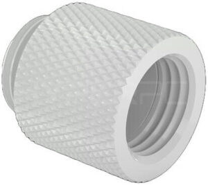 Barrow Male to Female Extender, 15mm, G1/4" Thread, High Quality Nickel-plated Brass Material, Custom PC Water Cooling Fitting, White | TNYZ-G15