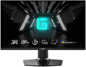 MSI G274QPF-E2 Gaming Monitor, 27" WQHD Rapid IPS Display, 180Hz Refresh Rate, 1ms (GtG) Response Time, Adaptive-Sync Technology, VESA DisplayHDR 400, Black | 9S6-3CC29H-214