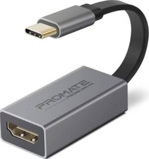 Promate High Definition USB-C to HDMI Adapter, plug and play | MediaLink-H1