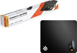 SteelSeries QCK EDGE Cloth Gaming Mouse Pad – Large (450 x 400 x 2 mm) | 63823