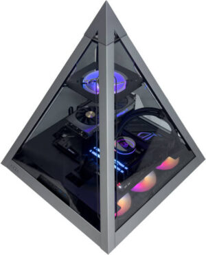 Pyramid Gaming PC - Intel Core i7-12700K 12 Cores 20 Threads, NVIDIA RTX 5060 Ti 16GB, 32GB DDR5 RAM 6000MHz, 1TB SSD Gen 4, 750W Gold PSU, 360mm Liquid Cooler, Wi-Fi + BT