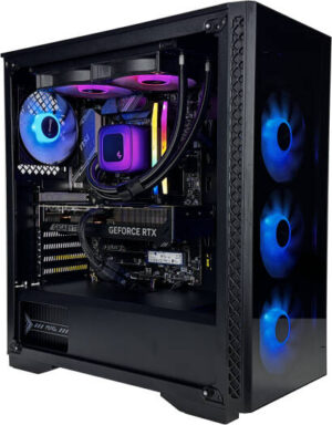 MATREXX Gaming PC - AMD Ryzen 7 8700F 8 Cores 16 Threads, NVIDIA RTX 5070 12GB, 32GB DDR5 RAM 6000MHz, 1TB SSD Gen 4, 650W 80 PlUS PSU, 240mm Liquid Cooler, Wi-Fi + BT