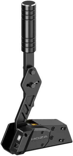 MOZA HBP Handbrake, Aeroplane Grade Aluminum, 16 Bit High Precision Position Sensor, Pressure & Travel Adjustable, Dual-Mode & Multi-Angle Adjustable, USB Connection to PC, Black | HBP-Handbrake