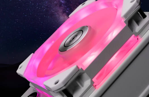 EKWB EK-Quantum Impulse 120 D-RGB 120mm Computer Cooling Fan, Addressable RGB LED MagLev Fans, 400-1800 RPM Speed, 57.5CFM Airflow, 24.3dBA Nosie Level, 4-Pin PWM, White | 3831109854204 - Image 7