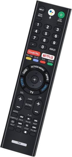 CtrlTV Remote for Sony Smart Bravia Remote, Sony Bluetooth Voice Search Mic Remote and Sony Smart Bravia Android TVs, Sony 4K UHD Crystal HDR TV, Sony OLED Ultra HDTV, XBR KDL Series TV, RMF-TX300U