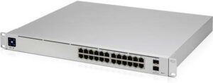 Ubiquiti Unifi Gen 2 10Gb Switch, 24xGigabit Ethernet, 88Gb/s Switching, Rack-Mountable, 65.47Mpps Forward, 2x10Gb/s SFP+ | USW-PRO-24-POE