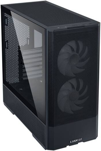 Lian Li Lancool 207 Mid Tower Case, 2x 140mm & 2x 120mm Pre-Installed Fan, Up to 360mm Radiator & 8x Fan Support, Steel & 4mm Tempered Glass Support, Black | G99.LAN207RX.00 - Image 2