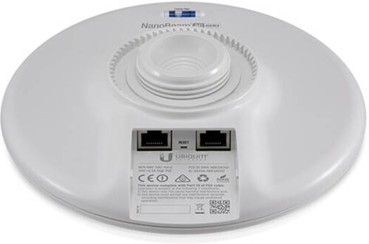 Ubiquiti Networks NBE-5AC-GEN2 NanoBeam ac Gen2 airMAX ac CPE with Dedicated Management, 450+ Mb/s Throughput, 2 x 10/100/1000 ETH Ports, Wi-Fi Radio for Mgt, White | NBE-5AC-GEN2 - Image 3