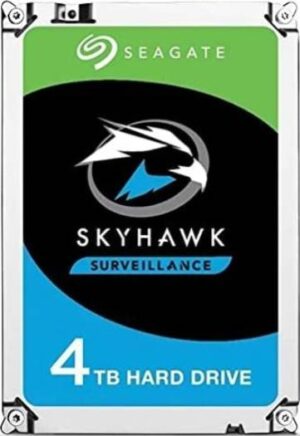 Seagate 4TB Skyhawk Surveillance 3.5" Internal SATA Hard Drive, Network Video Recorder, Video Surveillance System Device Supported, VX 64 MB | ST4000VX000 - ST4000VX013