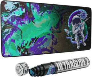Maze 2XL Extended Mouse Pad/Mat, 36'' x 18'' x 0.2'' Dimension, 5mm Thick, Ultraglide 2, Waterproof, Anti-Fray, Anti-Slip, Smooth Surface for Maximum Control and Speed, Astro CGR-GB | 5I-X9UT-YRBK