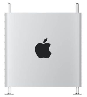 Apple Mac Pro, 3.3GHz 12 Core Intel Xeon W 4.4GHz, 96GB DDR4 RAM, 4TB SSD, Radeon Pro W5500X 8GB GDDR6, Stainless Steel Frame With Feet, Magic Mouse, Magic KB Numeric Keypad - Arabic | Z0W300E0G