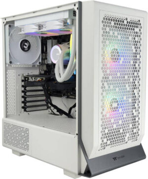 FusionX Gaming PC - AMD Ryzen 5 5600G 6 Cores 12 Threads, NVIDIA GTX 1660 6GB, 16GB DDR4 RAM 3600MHz, 1TB SSD Gen 4, 650W PSU, 240mm Liquid Cooler, Wi-Fi + BT