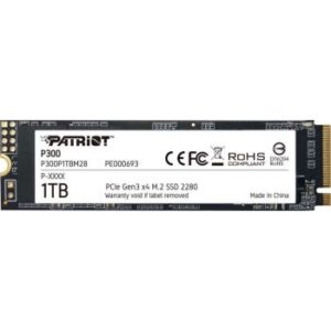 Patriot P300 M.2 2280 1TB PCIe Internal Solid State Drive, Gen3 x4, NVMe 1.3, (SSD) | P300P1TBM28