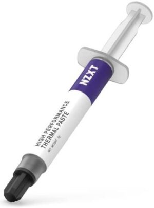 NZXT High Performance Thermal Paste, 6.3 W/m-K Thermal Conductivity, 3 Grams Grease Weight, Non Conductive, 3 Year Shelf Life | BA-TP003-01