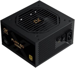 Xigmatek Fury GD 850W Fully Modular Power Supply, 80 Plus Gold, 12cm FDB Fan, LLC D2D & APFC, ATX 3.0 Factor, Japanese Capacitor, Support PCI-E Gen 5, SASO Cord, Black | EN40764