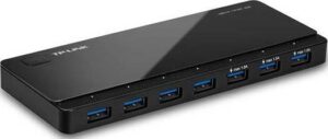 TP-LINK 7-Port USB 3.0 Hub, 5Gbps Transfer Rate with 12V/2.5A Power Adapter, 1-Meter USB 3.0 Cable, Plug and Play | UH700