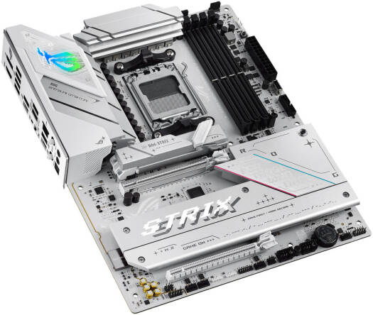 ASUS ROG Strix B850-A GAMING WIFI AM5 ATX Motherboard, AMD B850 Chipset, 4x DIMM DDR5 Slots, Up to 192GB Max Memory, 1x PCIe 5.0 x16 SafeSlot, 4x M.2 Slots, WiFi & BT, White | 90MB1J50-M0EAY0 - Image 6
