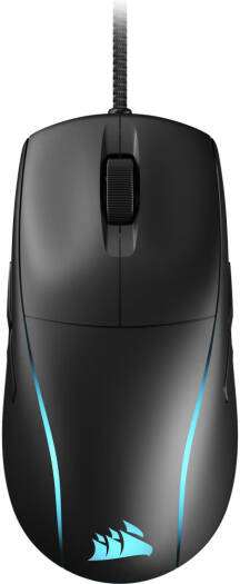 Corsair M75 Wired Lightweight RGB Gaming Mouse, Marksman 26K Sensor, 26000 DPI, 650 IPS Tracking, 50G Acceleration, Wired Connectivity, 1.8m Cable Length, Black | CH-930D010-EU
