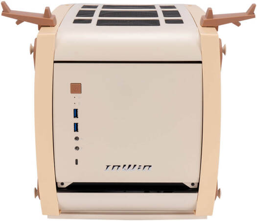 InWin Case Monsters E: Animal Series Mini-ITX Computer Case, 3x InWin ASL120 Fan Included, Tempered Glass, SECC, ABS Materials, Up to 330mm GPU Support, Bandi Design | IW-CS-CASEMONSTERS-006 - Image 9