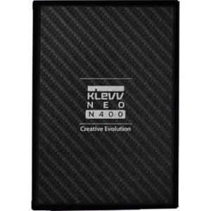 Klevv Neo N400 480GB NAND 2.5'' Internal Solid State Drive, SATA Revision 3.2 6Gb/s, Up to 500MB/s Sequential Read, 200 TBW, Black | K480GSSDS3-N40