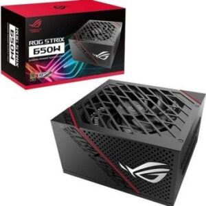 Asus ROG Strix 650 Full Modular 80 Plus Gold Power Supply, 650W, ATX, With 0dB Axial Tech Fan | 90YE00A1-B0EA00