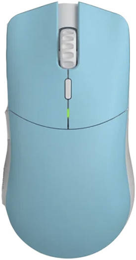 Glorious Model O Pro Wireless Gaming Mouse, Smoothly Rounded Pure PTFE Feet, BAMF Sensor, 19000 DPI Resolution, 6 Total Buttons, 80H of Battery Life, USB-C,  Blue Lynx Forge | GLO-MS-OW-BL-FORGE