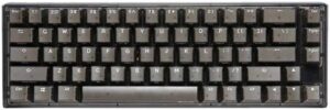 Ducky One 3 SF Aura 65% Mechanical Keyboard, Cherry MX Red Switches, Hot Swappable PCB, Detachable Braided Type-C USB Cable, PBT Double Shot, ENG-ARAB Layout, Black | DKON2167ST-RARPDABAAAC1