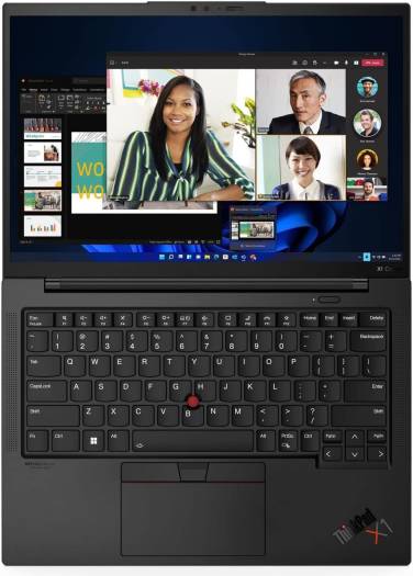 Lenovo ThinkPad X1 Carbon Gen 10 Laptop, 14" WUXGA IPS Touch Display, Intel Core i7-1255U, 16GB RAM, 1TB SSD, Intel Iris Xe Graphics, FP Reader,, Backlit ENG (US) KB, Black | 21CB000JUS - Image 4
