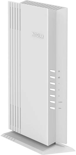 Netgear WAX202 AX1800 Router, Wi-Fi 6, 1800 Mb/s Speed, 1200 Sq. Ft. Coverage, 4 x Gigabit ETH, WPA3 Security, White | WAX202-100EUS