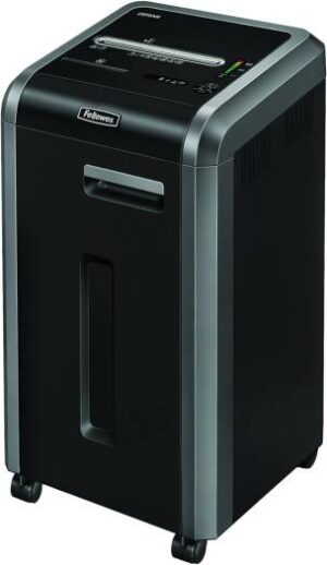 Fellowes Powershred 225Mi Micro-Cut Shredder, P-5 DIN Level, 60 Litre Bin Capacity, 100% Jam Proof, SafeSense & SilentShred Technology, Black | 4620101