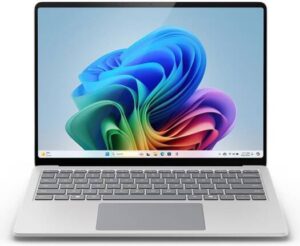 Microsoft Surface 7th Edition Laptop, 13.8" PixelSense Flow 120Hz Display, Qualcomm Snapdragon X Elite, 16GB RAM, 512GB SSD, Qualcomm Adreno GPU, ENG/Arabic KB, TRA, Windows 11, Platinum | ZGP-00014