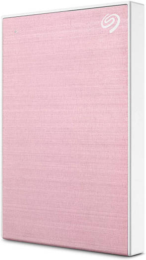 Seagate One Touch 2TB Slim Portable External Hard Drive, USB 3.0 Interface, 2.5'' Form Factor, Works with Windows and Mac, Includes Seagate Rescue Data Recovery Service, Rose Gold | STKB2000405
